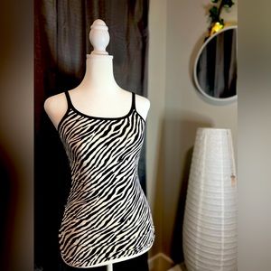 Sweet nothings Small size zebra print shapewear.